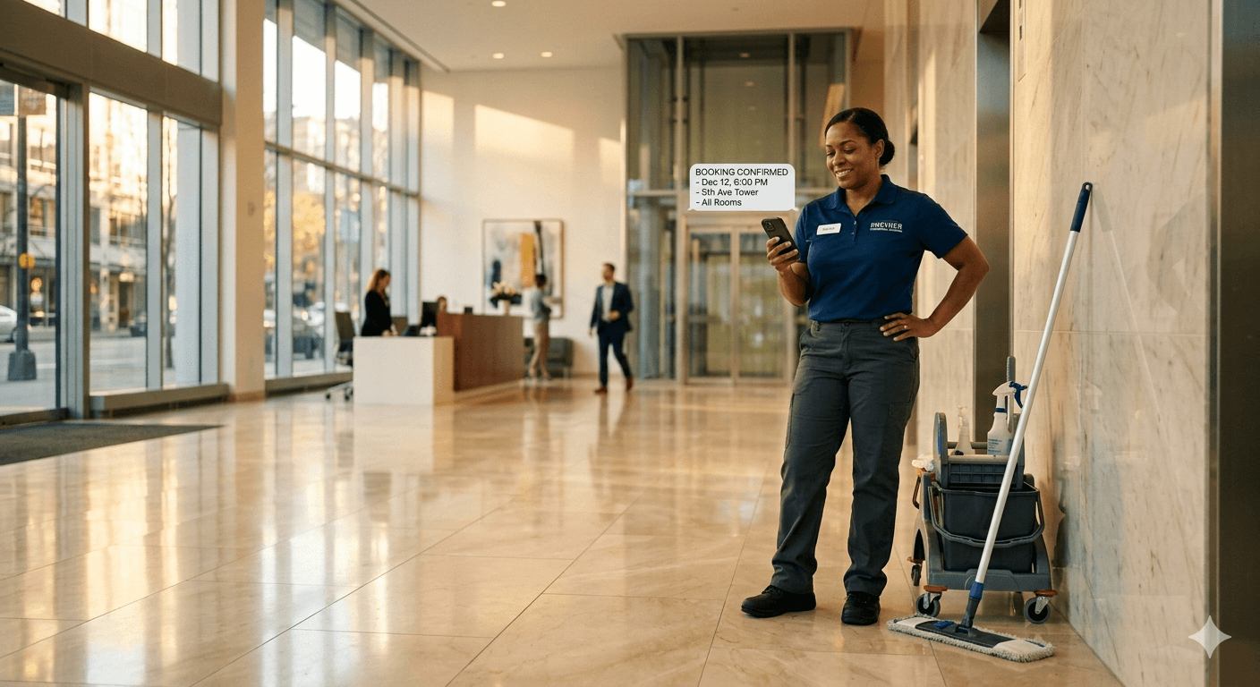 Why Commercial Cleaning Companies Are Switching to AI Receptionists